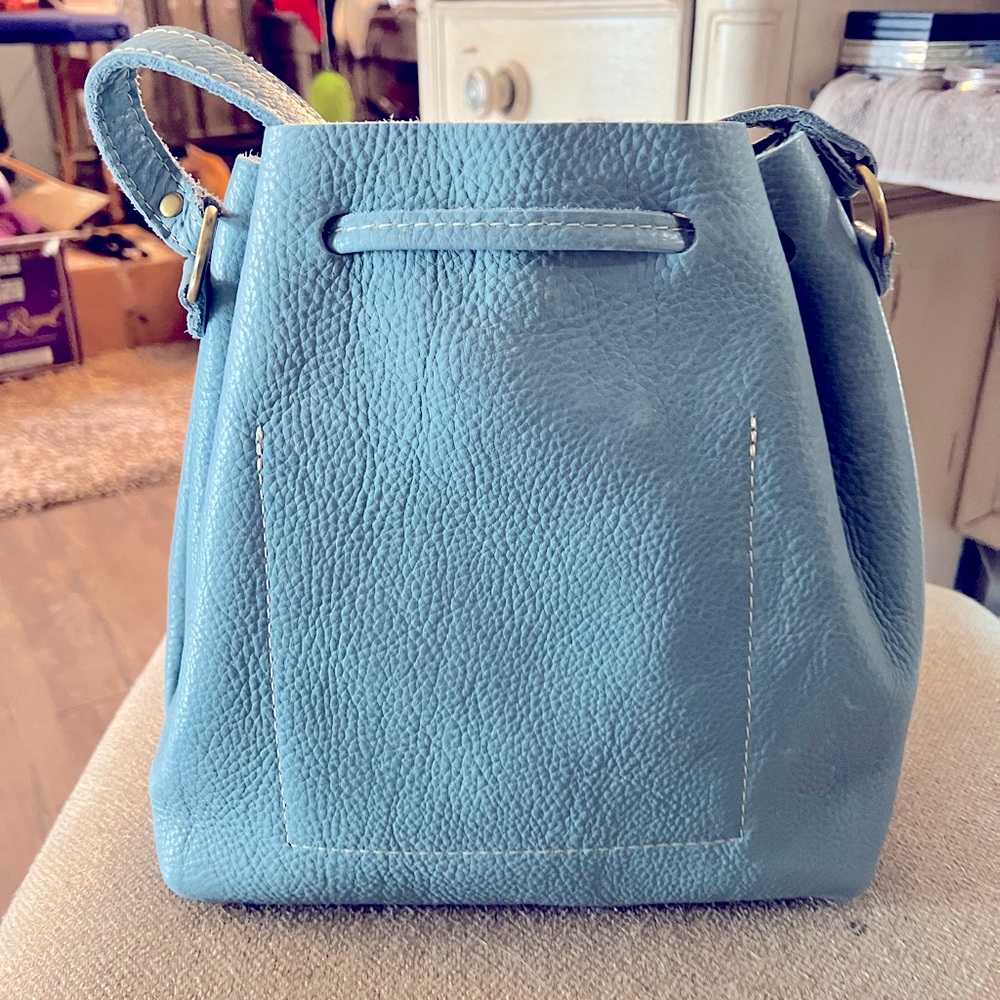 Portland Leather large bucket bag-Dream